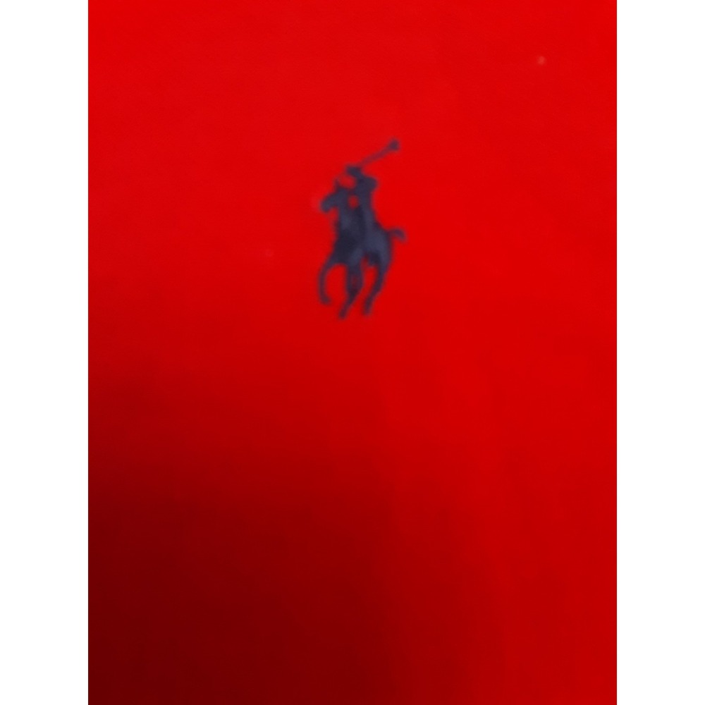 Polo Ralph Lauren Polo Shirt Custom Slim Fit 2XL XXL Red Short Sleeve